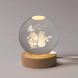 Eurolamp Φωτιζόμενη Μπάλα - Χιονάνθρωπος & Άγιος Βασίλης (600-47064)