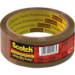 SCOTCH ΤΑΙΝΙΑ ΣΥΣΚΕΥΑΣΙΑΣ 3M 48Χ50 ΚΑΦΕ ΑΘΟΡΥΒΗ 076151001