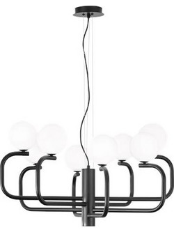 ΦΩΤΙΣΤΙΚΟ ΚΡΕΜΑΣΤΟ JEPPY 8xG9 Φ.78.5cm Ν. SO.JEPPY/NERO