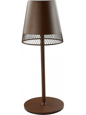 POWERTECH LED επιτραπέζιο φωτιστικό HLL-0191, ρυθμιζόμενο, επαναφορτιζόμενο, καφέ HLL-0191
