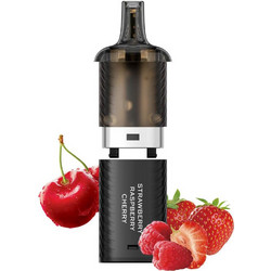 Vozol Vista Plug 20mg 2ml Prefilled Δεξαμενή 10ml e liquid Strawberry Raspberry Cherry