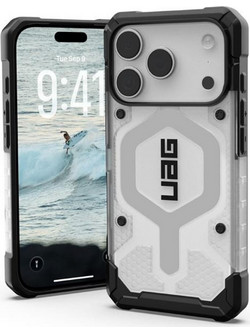 Θήκη iPhone 18 Pro / 17 Pro UAG Pathfinder Clear Ανθεκτική με MagSafe - Ice / Silver (114551114333)