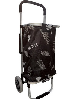 Υφασμάτινο καρότσι λαϊκής - ZZ602 - 981294 - Black