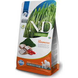 Farmina N&D Spirulina Grain Free Medium & Max Adult with Fish Monoprotein 2kg