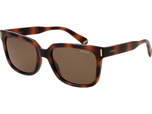 Polaroid Eyewear PLD6191/S 086/SP Γυαλιά Ηλίου Τετράγωνα Κοκάλινα Ταρταρούγα με Καφέ Polarized Φακό
