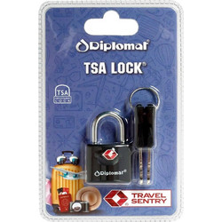 Diplomat ACLOCK4 Λουκέτο TSA Μαύρο