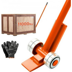 Μοχλός VEVOR Prylever, Χωρητικότητα Βάρους 4990 kg, Μοχλός από Ανθρακούχο Χάλυβα 1,7 m με Ρόδες για Μεγάλες Παλέτες, Βαριά Αντικείμενα, Μπλοκ Σκυροδέματος, Χειρισμός Βαρέως Εξοπλισμού