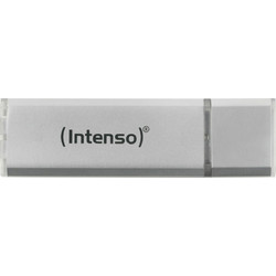 Intenso Alu Line 8GB USB Stick 2.0 με USB-A Ανθρακί