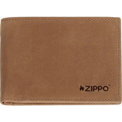 ΑΝΔΡΙΚΟ ΔΕΡΜΑΤΙΝΟ ΠΟΡΤΟΦΟΛΙ ZIPPO 2008007 - ΤΑΜΠΑ