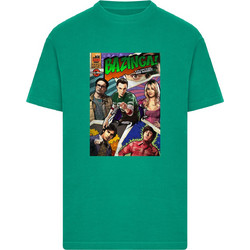 The Big Bang Theory Bazinga Magazine Cover Tee forest green