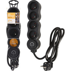 ΠΟΛΎΜΠΡΙΖΑ POWER SOCKET FX TOOLS 4WAY 140CM FRENCH KT9000210