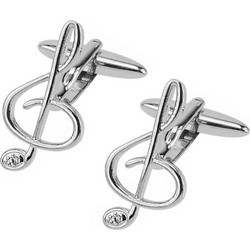ASCOT Μανικετόκουμπα από ανοξείδωτο ατσάλι Silver 61/8042