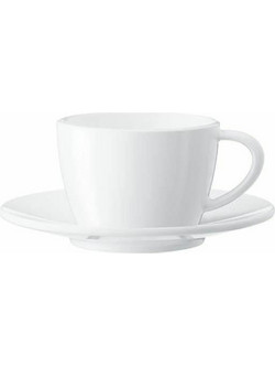 Σετ 2 Κούπες Καφέ Jura Cappucino 170 ml Λευκό Πορσελάνη 2 Τεμάχια (x2)