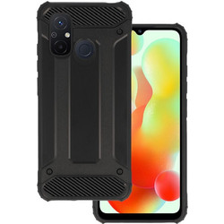 Powertech Armor Carbon Back Cover Black (Xiaomi Redmi 12C / Redmi 11A)
