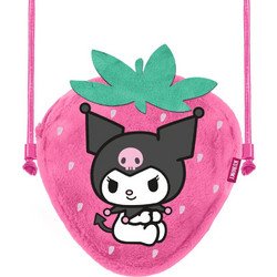 Karactermania Kuromi Strawberry Mini Fur Shoulder Bag 20x15x6cm