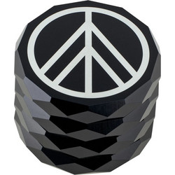 Μεταλλικό Κοφτερό Grinder 63mm - Τρίφτης Ξηρών Βοτάνων NORDDAMPF Υψηλής Κόψης με Δίσκο Αφαίρεσης Ψιλοκομμένων Βοτάνων & Kief - 4 Parts