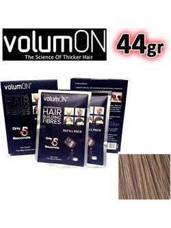 VolumOn Professional Hair Building Refill Light Brown Νανοΐνες κατά της Τριχόπτωσης 44gr