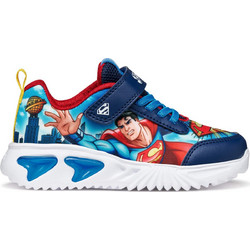 Geox Assister Παιδικά Sneakers με Φωτάκια Royal Blue J65DZA02ABCC0693