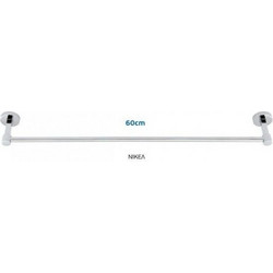 Κρεμάστρα Για Πετσέτα Import Hellas 4124 Νίκελ 60cm