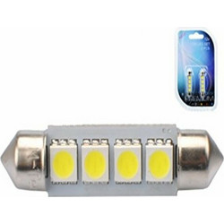 M-tech C5W / C10W Premium LED Λευκό 12V 0,96W 41mm 2τμχ