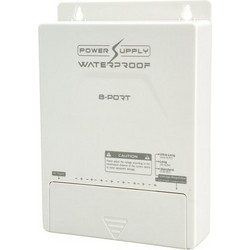 FOLKSAFE τροφοδοτικό συστημάτων CCTV FS-DC120805W, 8 εξόδων, 12V/5A, αδιάβροχο IP65