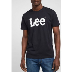 LEE WOBBLY LOGO TEE 112116120-BLACK Black