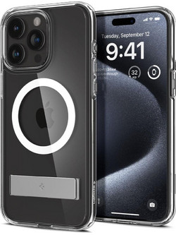 Spigen Ultra Hybrid S MagSafe Back Cover Crystal Clear (iPhone 15 Pro)