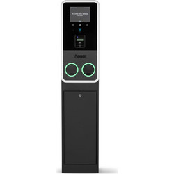 Hager XEV652C Witty Park 2x 22kW Τριφασικός Type 2