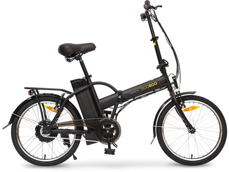 EGOBOO E-Fold 2024 Σπαστό Ηλεκτρικό Ποδήλατο Πόλης 20" 250W με 6 Ταχύτητες και Δισκόφρενα Μαύρο