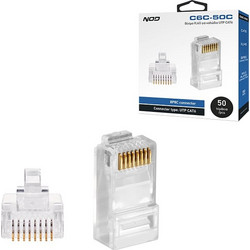 NOD 141-0258 Βύσμα RJ-45 male Διάφανο