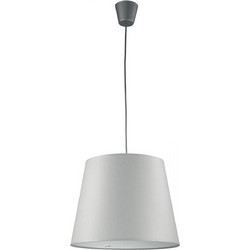 TK Lighting Maja Grey Κρεμαστό Φωτιστικό Οροφής Καμπάνα Μονόφωτο E27 Γκρι 1881