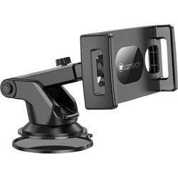 Lamtech LAM114376 Βάση Κινητού Αυτοκινήτου με Ρυθμιζόμενα Άγκιστρα Μαύρη