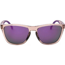 Carrera 8058/S FWM Ανδρικά Γυαλιά Ηλίου Τετράγωνα Κοκάλινα Χρυσά με Μωβ Καθρέπτη Φακό