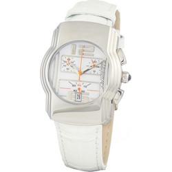 Chronotech Γυναικείο Ρολόι με Λευκό Δερμάτινο Λουράκι CT7280B-06