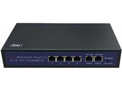 PoE Switch 4 Port HT42 με ισχύ 60W & τροφοδοσία 220V AC - ART-HT42
