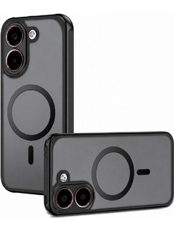 Techsuit PureFrost MagSafe Back Cover Frosted Black (Xiaomi Poco X8 Pro)