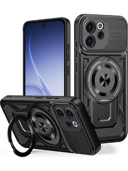 Techsuit RuggedCam Θήκη για Oppo Reno15 F / 15 FS 5G Μαύρο