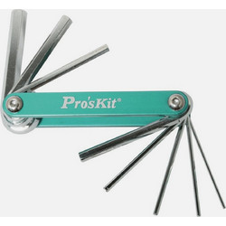 Σετ Άλεν Proskit HW-221M 8 τμχ - Μετρικά 1,5-8 mm & Βάση Αλουμινίου