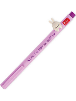 Legami Lovely Friends Bunny Στυλό Gel 0.5mm Μωβ CPP0009
