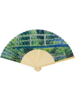 Βεντάλια Bamboo 21x37 Monet Japanese Bridge LAAF0009