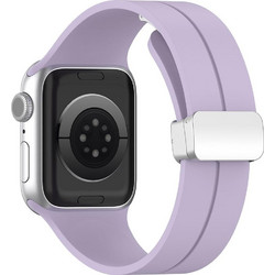 Techsuit Watchband W011 Λουράκι Σιλικόνης Purple (Apple Watch 42 / 44 / 45mm)