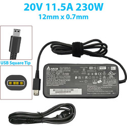Γνήσιο Τροφοδοτικό AC Adapter Delta MSI ADP-230GB DA Laptop 20V 11.5A 230W USB Square Tip (12mm x 0.7mm)