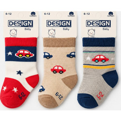 Βρεφικές κάλτσες αγόρι DESIGN 3 Pack 3001195 - MULTICOLOR