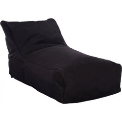 Πουφ Ξαπλώστρα Bloom 01-00-3342 Αδιάβροχο 106x70x61cm Black