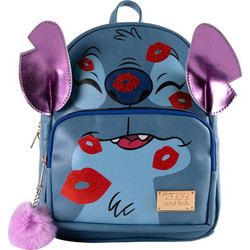 Lilo & Stitch Officially licensed Cerda Backpack PU Leather Stitch Kisses Size: 27x21x16cm