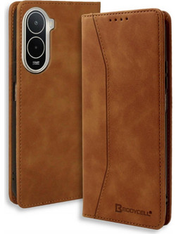 Bodycell Book Case Brown (Xiaomi Poco C81 / Poco C81 Pro)