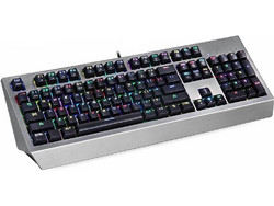 Motospeed CK99 Μηχανικό Gaming Πληκτρολόγιο με LK Libra Orange Διακόπτες RGB Silver