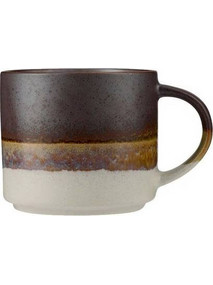 Maxwell & Williams Club Earthy Κούπα Κεραμική 370ml - Steel