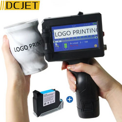 DCJET 1750Plus Εκτυπωτής Χειρός Logo Printer, QR Code, Εκτύπωση έως 12.7mm με 1 Μελάνι Grade B Black - Portable Handheld Inkjet Printer