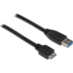 Alcasa Regular USB 3.0 to micro USB Cable Μαύρο 3m 1τμχ 2710-MB03